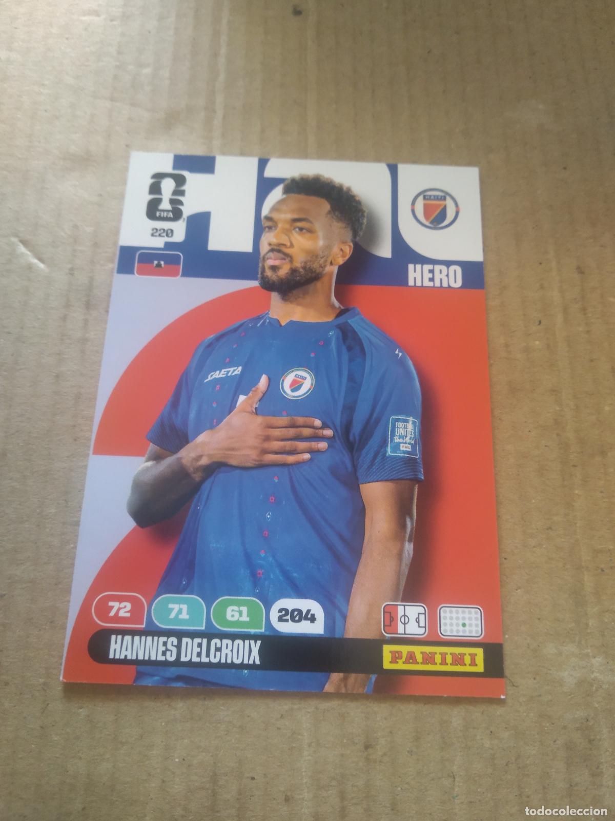 Fu&szlig;ball-Sticker: 220 HANNES DELCROIX HAITI CROMO FUTBOL PANINI ADRENALYN MUNDIAL 2026 WORLD CUP