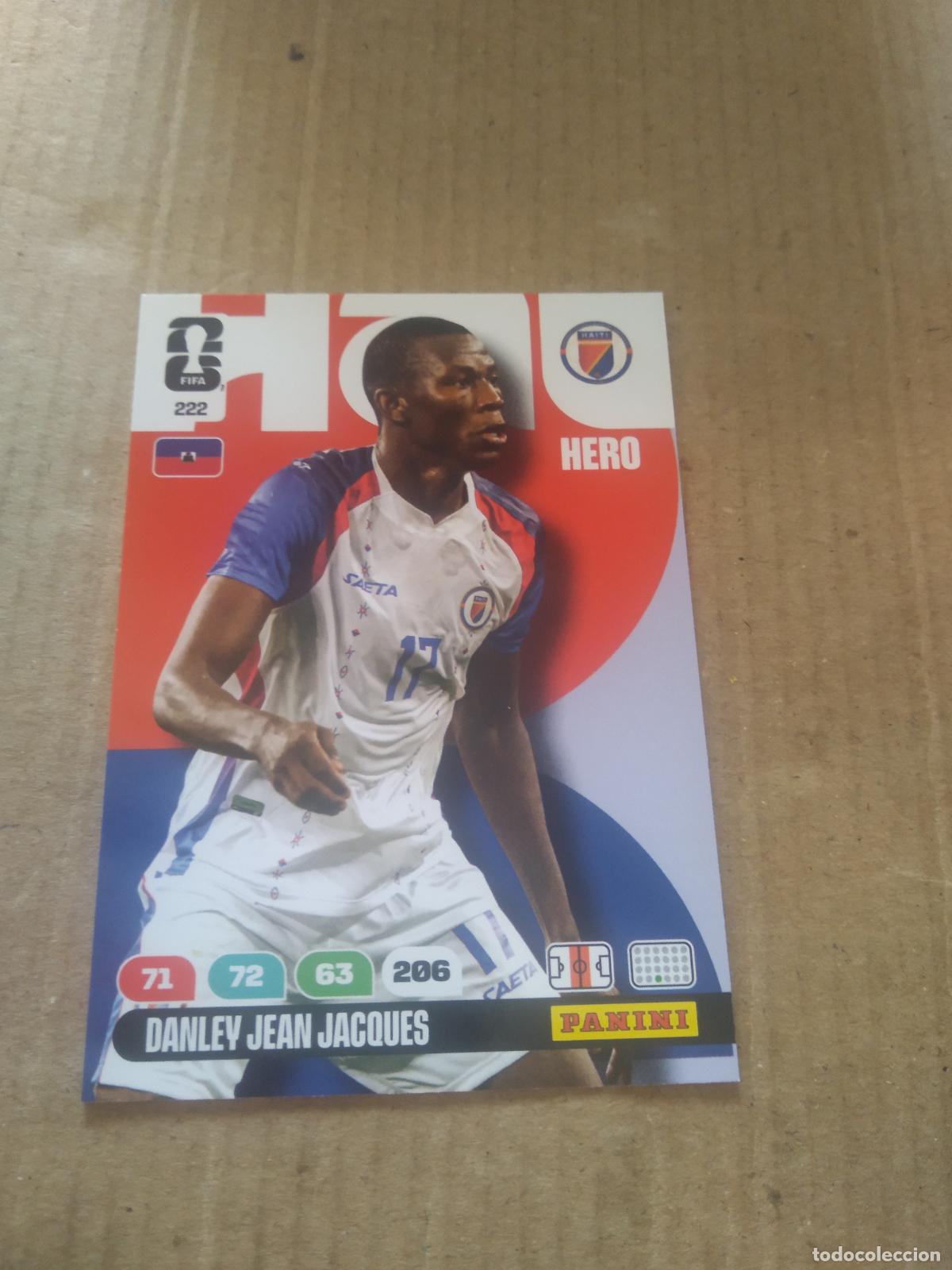 Fu&szlig;ball-Sticker: 222 DANLEY JEAN JACQUES HAITI CROMO FUTBOL PANINI ADRENALYN MUNDIAL 2026 WORLD CUP