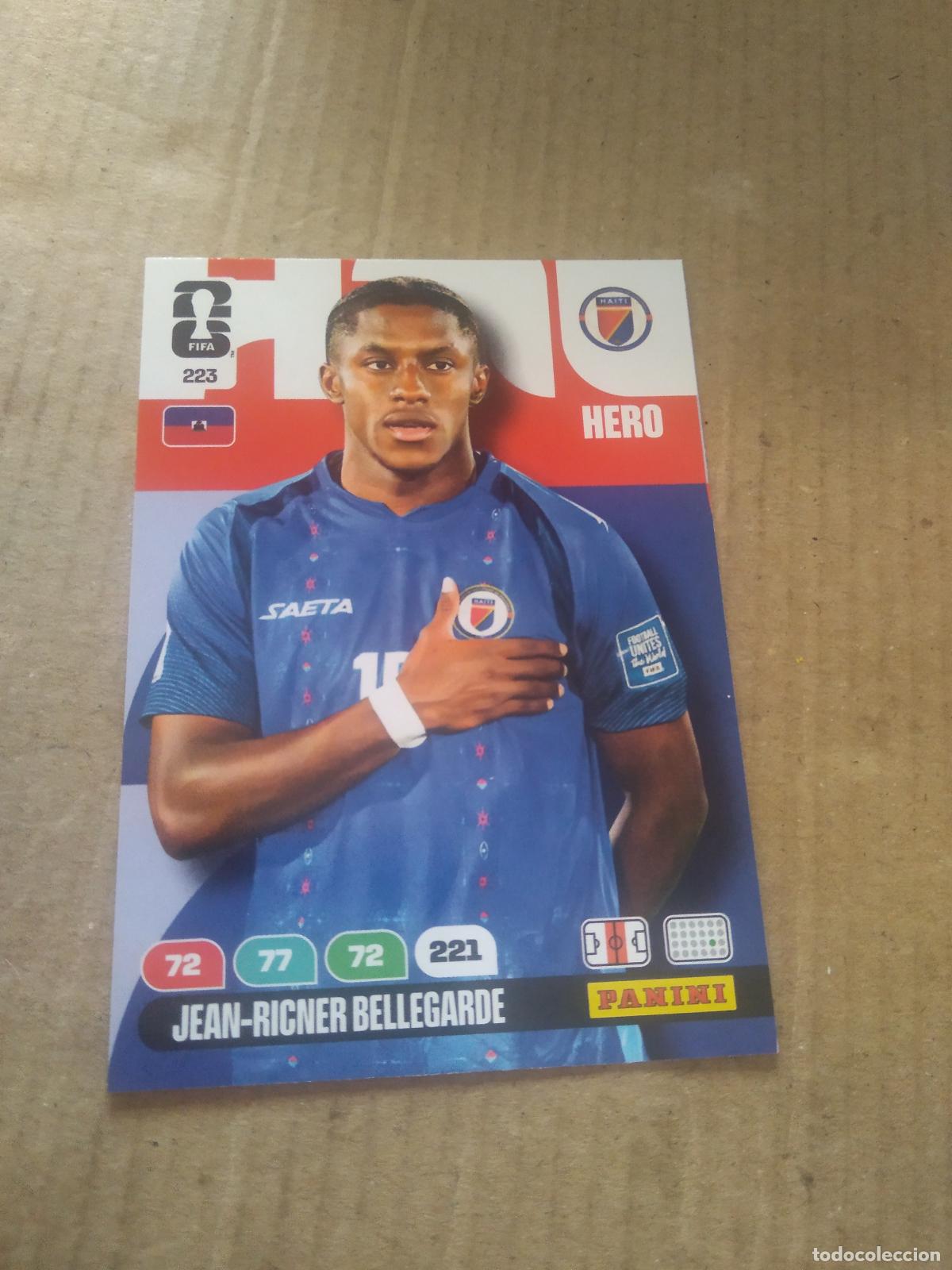 Fu&szlig;ball-Sticker: 223 JEAN-RICNER BELLEGARDE HAITI CROMO FUTBOL PANINI ADRENALYN MUNDIAL 2026 WORLD CUP