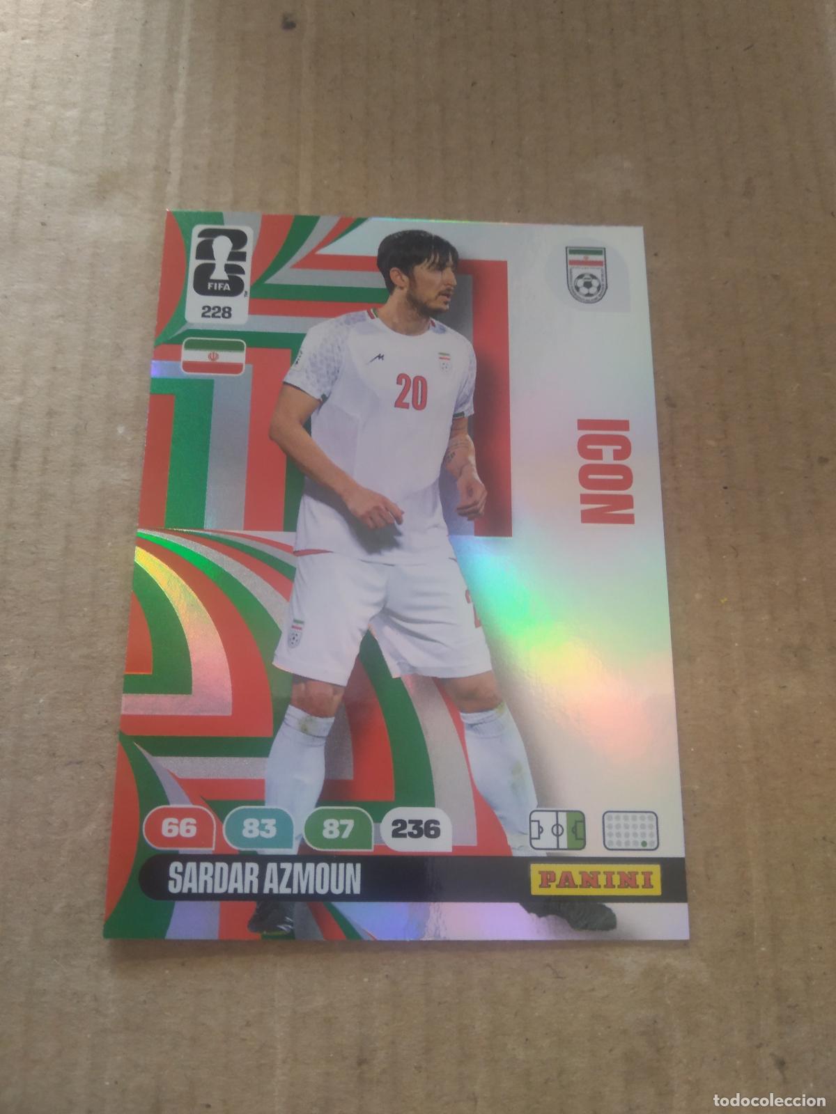 Cromos de Futebol: 228 SARDAR AZMOUN IRAN CROMO FUTBOL PANINI ADRENALYN MUNDIAL 2026 WORLD CUP