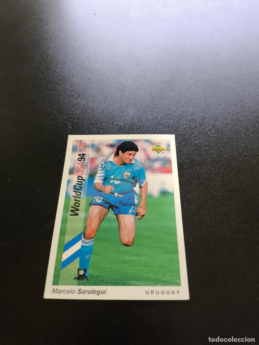 Cromos de Futebol: 169 Marcelo Saralegui URUGUAY UPPER DECK WORLD CUP MUNDIAL USA 94 1994 NO PANINI LIGA ESTE