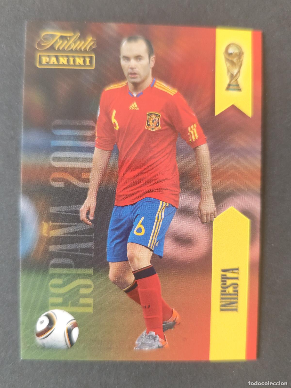 Fu&szlig;ball-Sticker: 6 INIESTA SUD&Aacute;FRICA 2010 TRIBUTO SELECCI&Oacute;N ESPA&Ntilde;OLA 2010-2026 &iexcl;VAMOS CAMPEONES!