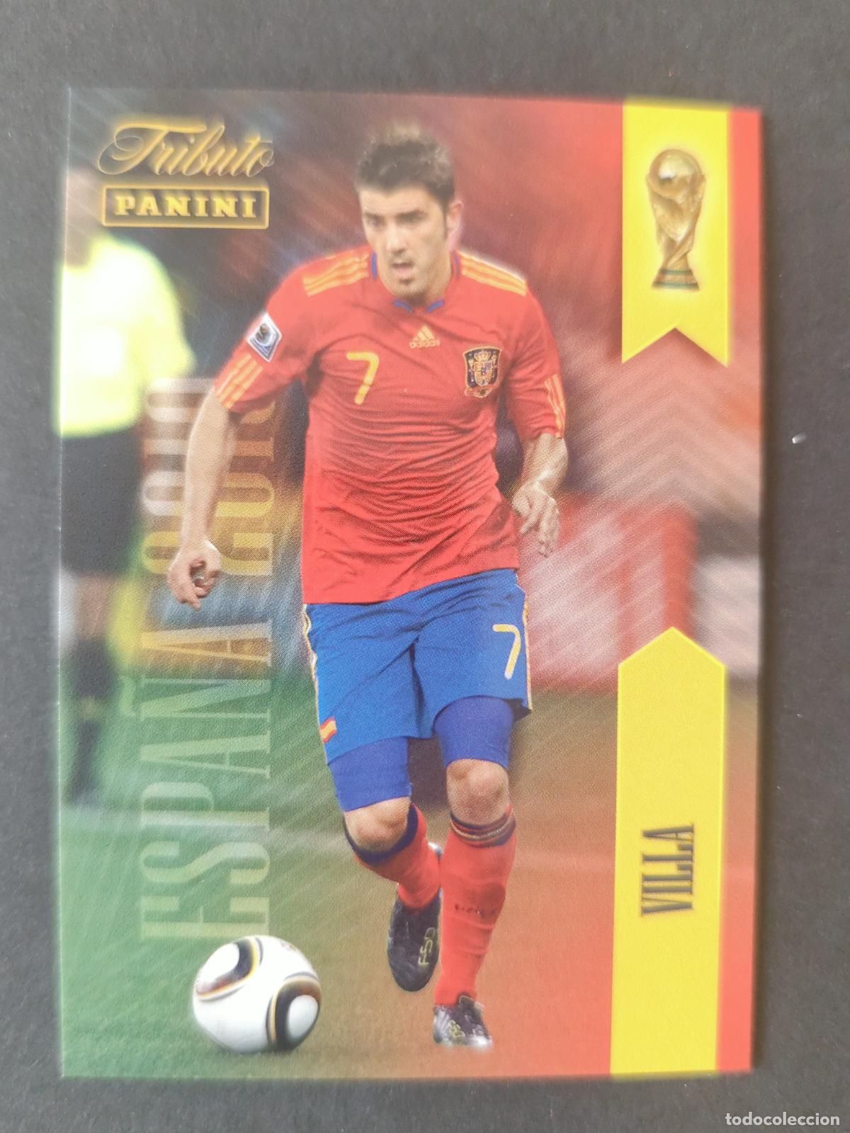 Fu&szlig;ball-Sticker: 7 DAVID VILLA SUD&Aacute;FRICA 2010 TRIBUTO SELECCI&Oacute;N ESPA&Ntilde;OLA 2010-2026 &iexcl;VAMOS CAMPEONES!