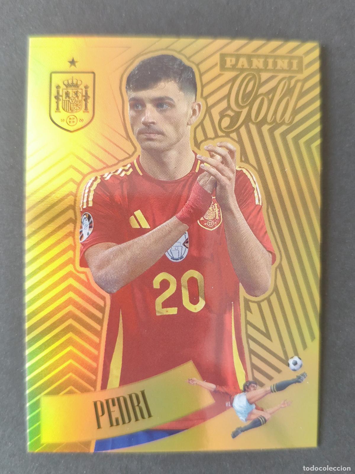 Cromos de Futebol: 88 PEDRI PANINI GOLD TRIBUTO SELECCI&Oacute;N ESPA&Ntilde;OLA 2010-2026 &iexcl;VAMOS CAMPEONES!