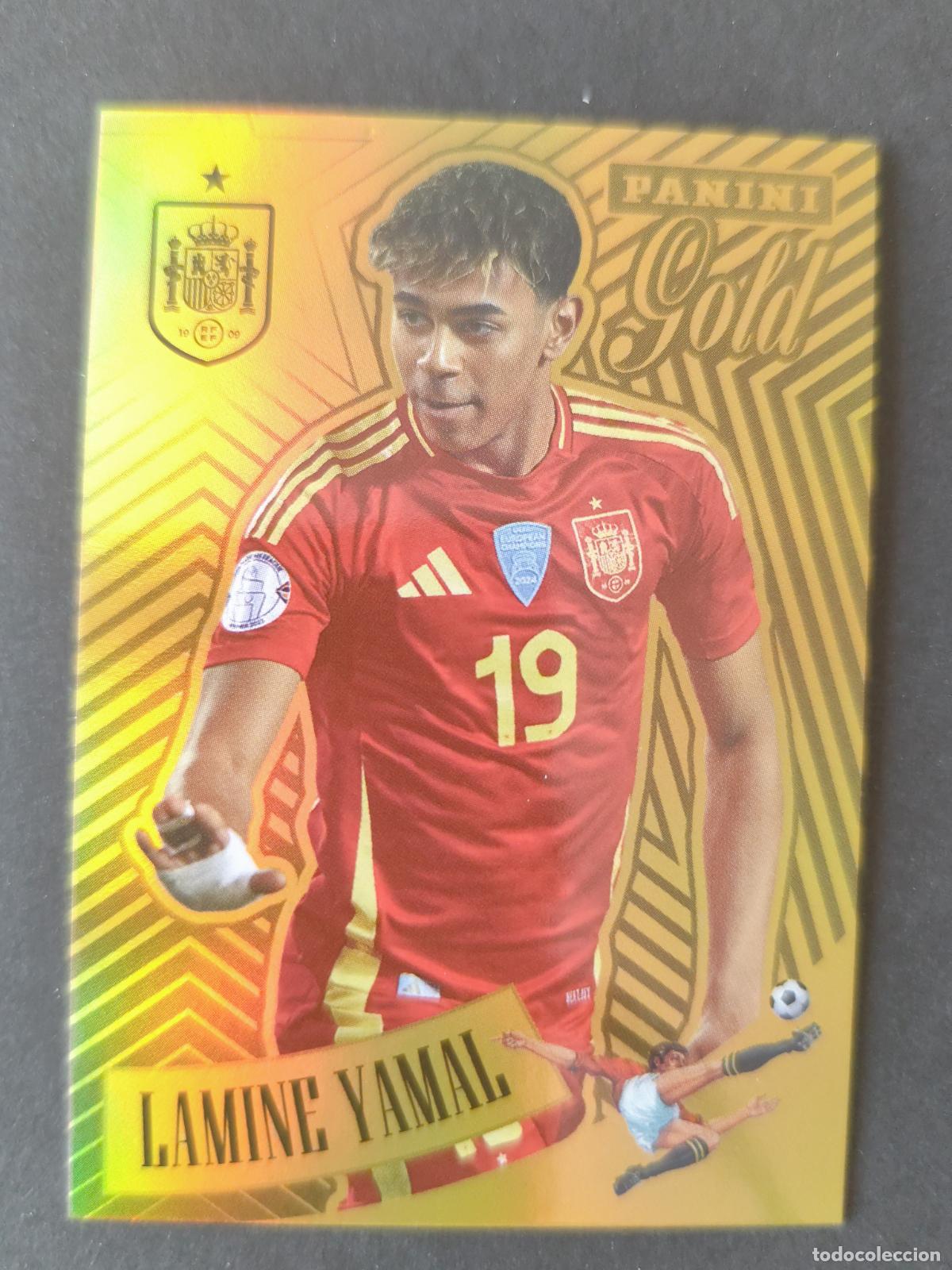 Cromos de f&uacute;tbol: 89 LAMINE YAMAL PANINI GOLD TRIBUTO SELECCI&Oacute;N ESPA&Ntilde;OLA 2010-2026 &iexcl;VAMOS CAMPEONES!