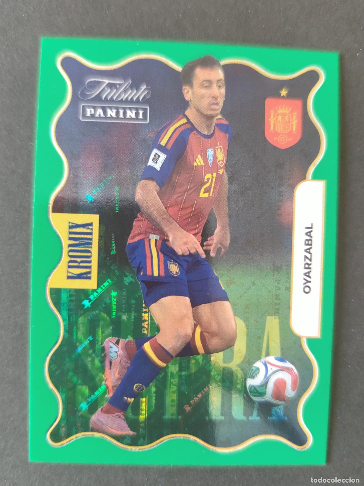 Cromos de Futebol: KV80 OYARZABAL PARALELA SUPRA KROMIX GREEN TRIBUTO SELECCI&Oacute;N ESPA&Ntilde;OLA 2010-2026 &iexcl;VAMOS CAMPEONES!