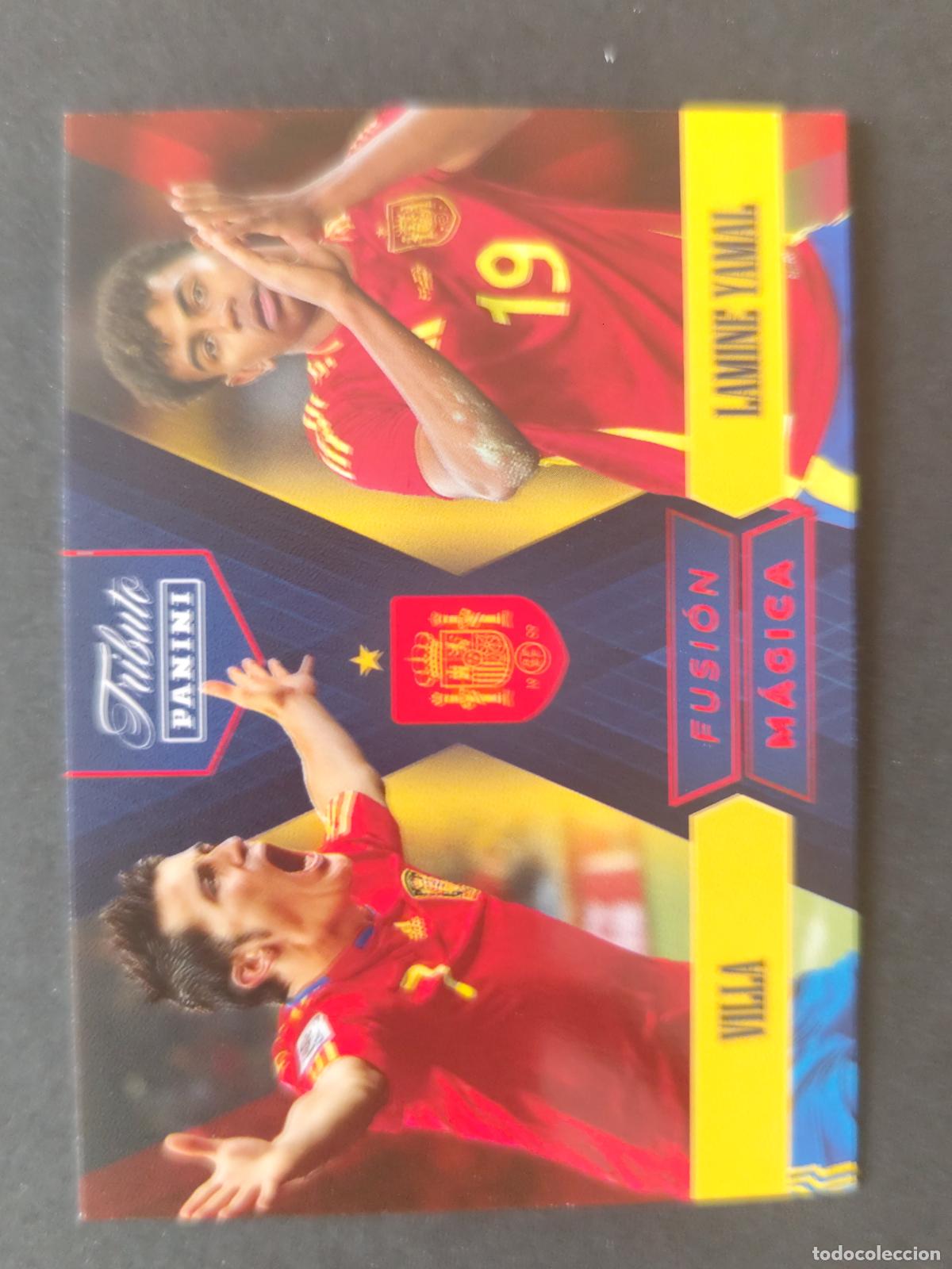 Cromos de Futebol: 86 VILLA / LAMINE YAMAL FUSI&Oacute;N M&Aacute;GICA TRIBUTO SELECCI&Oacute;N ESPA&Ntilde;OLA 2010-2026 &iexcl;VAMOS CAMPEONES!