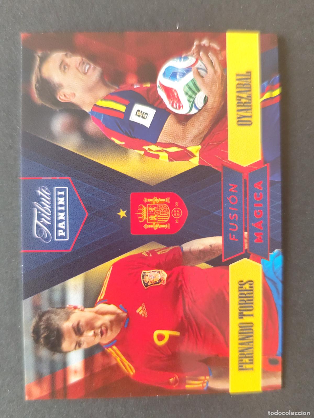 Cromos de Futebol: 87 FERNANDO TORRES / OYARZABAL FUSI&Oacute;N M&Aacute;GICA TRIBUTO SELECCI&Oacute;N ESPA&Ntilde;OLA 2010-2026 &iexcl;VAMOS CAMPEONES!