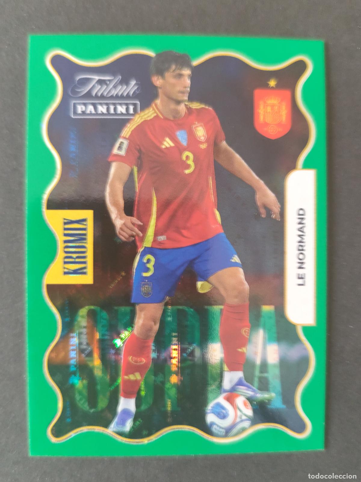 Cromos de Futebol: KV73 LE NORMAND PARALELA SUPRA KROMIX GREEN TRIBUTO SELECCI&Oacute;N ESPA&Ntilde;OLA 2010-2026 &iexcl;VAMOS CAMPEONES!