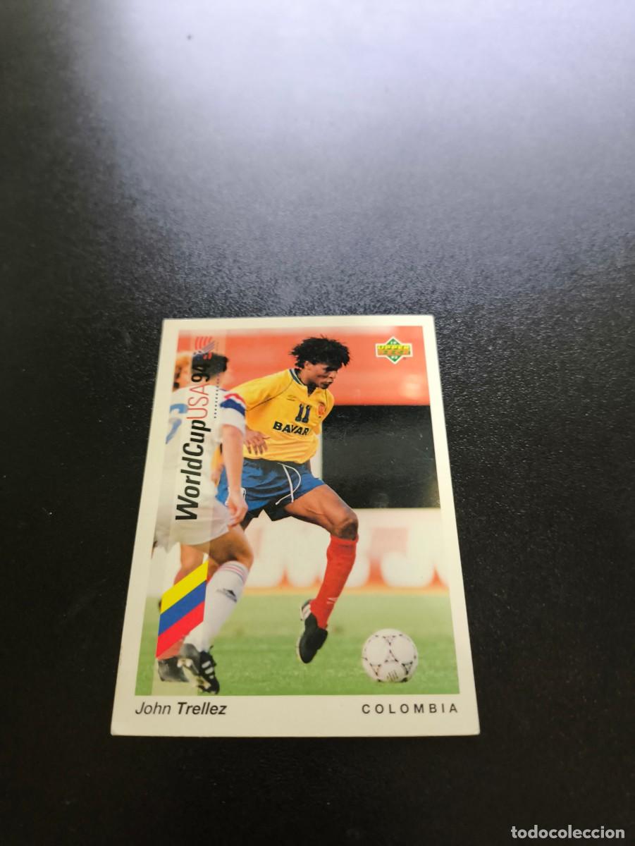 Cartes &agrave; collectionner de Football: 173 John Trellez COLOMBIA UPPER DECK WORLD CUP MUNDIAL USA 94 1994 NO PANINI LIGA ESTE