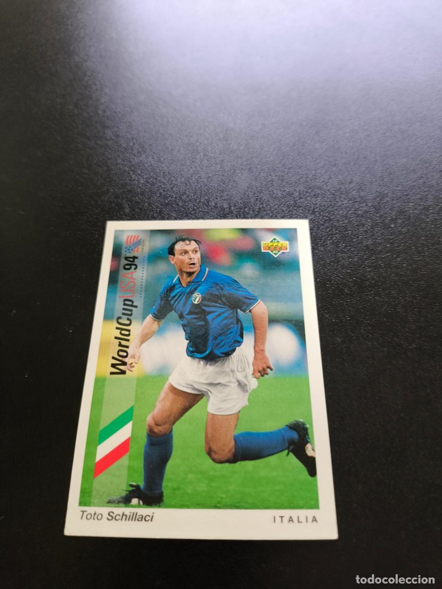 Cartes &agrave; collectionner de Football: 174 Toto Schillaci ITALIA ITALY UPPER DECK WORLD CUP MUNDIAL USA 94 1994 NO PANINI LIGA ESTE