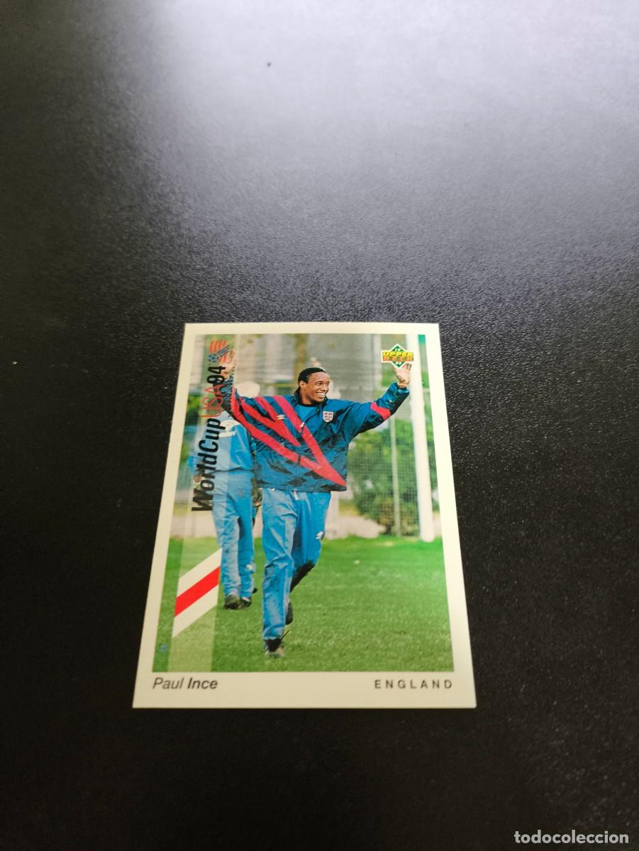 Cartes &agrave; collectionner de Football: 184 Paul Ince INGLATERRA ENGLAND UPPER DECK WORLD CUP MUNDIAL USA 94 1994 NO PANINI LIGA ESTE