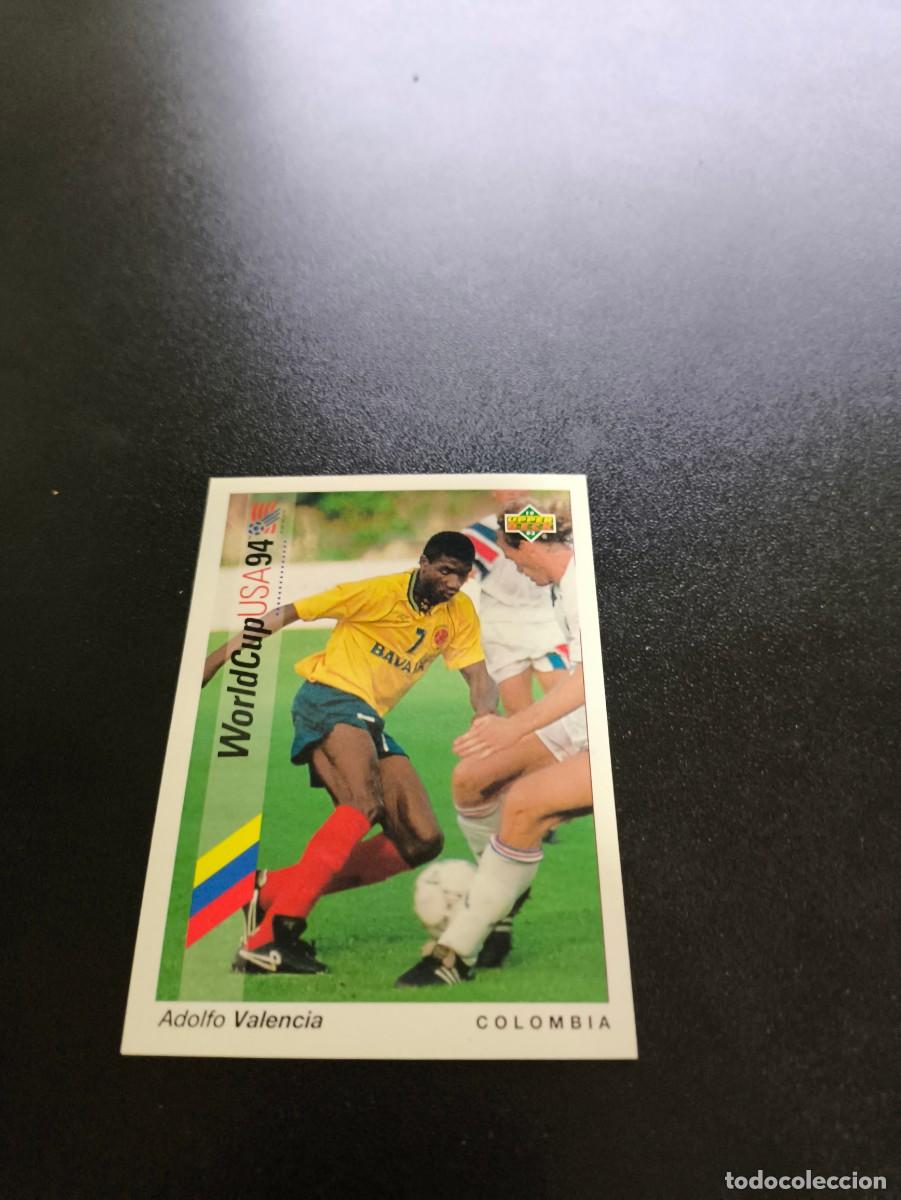 Cromos de Futebol: 187 Adolfo Valencia COLOMBIA UPPER DECK WORLD CUP MUNDIAL USA 94 1994 NO PANINI LIGA ESTE