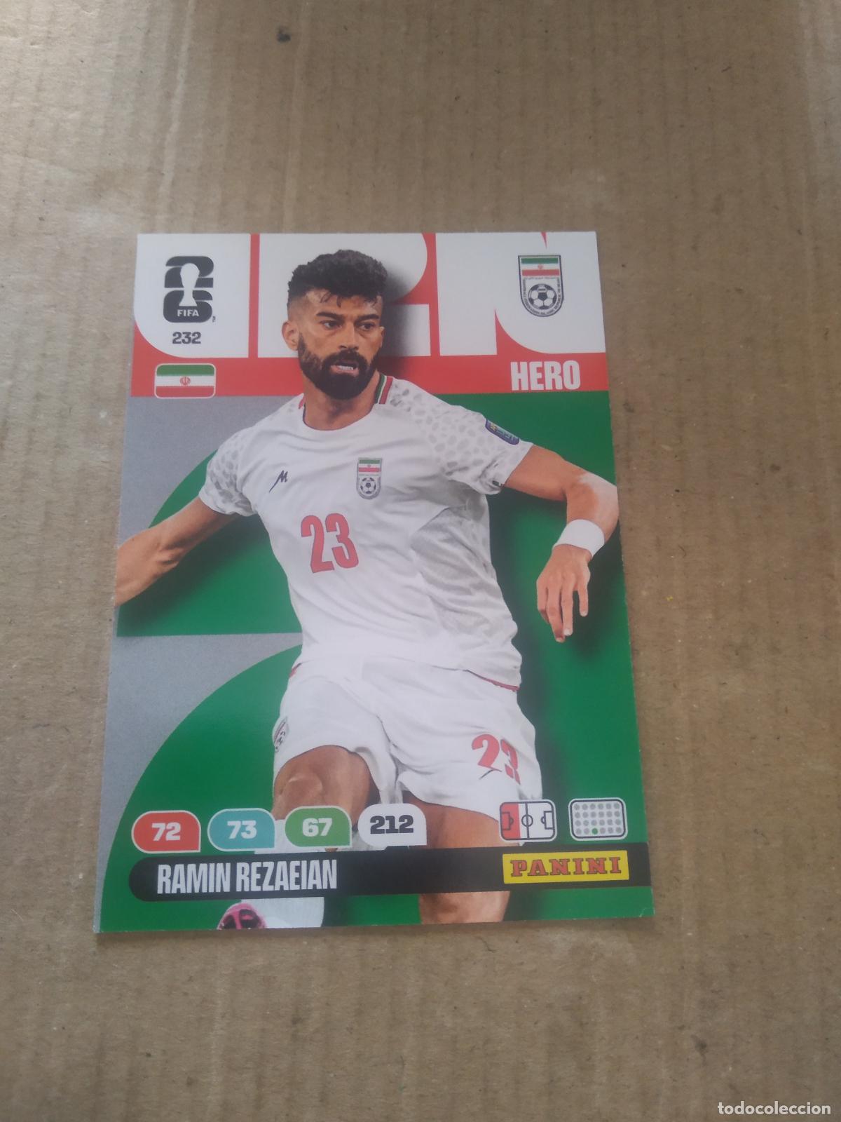 Cromos de Futebol: 232 RAMIN REZAEIAN IRAN CROMO FUTBOL PANINI ADRENALYN MUNDIAL 2026 WORLD CUP