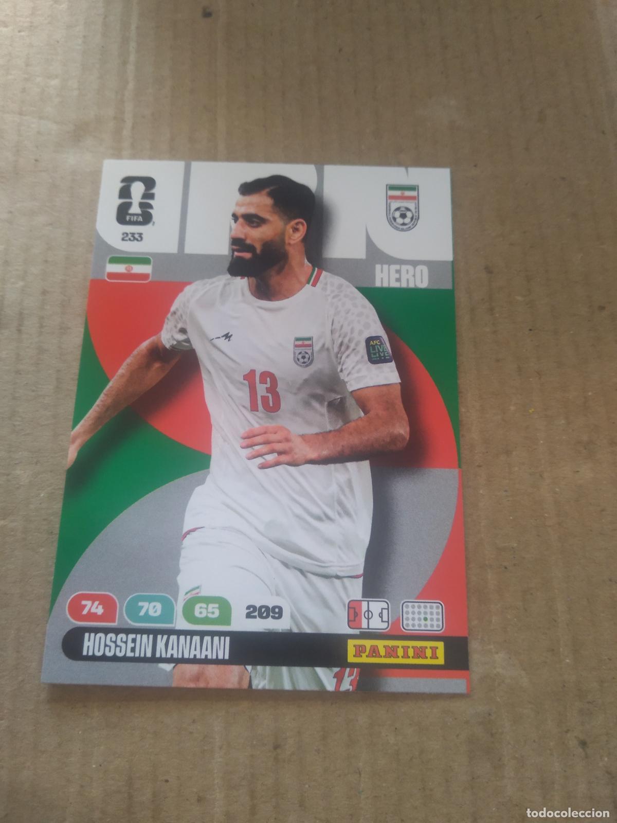 Cromos de Futebol: 233 HOSSEIN KANAANI IRAN CROMO FUTBOL PANINI ADRENALYN MUNDIAL 2026 WORLD CUP