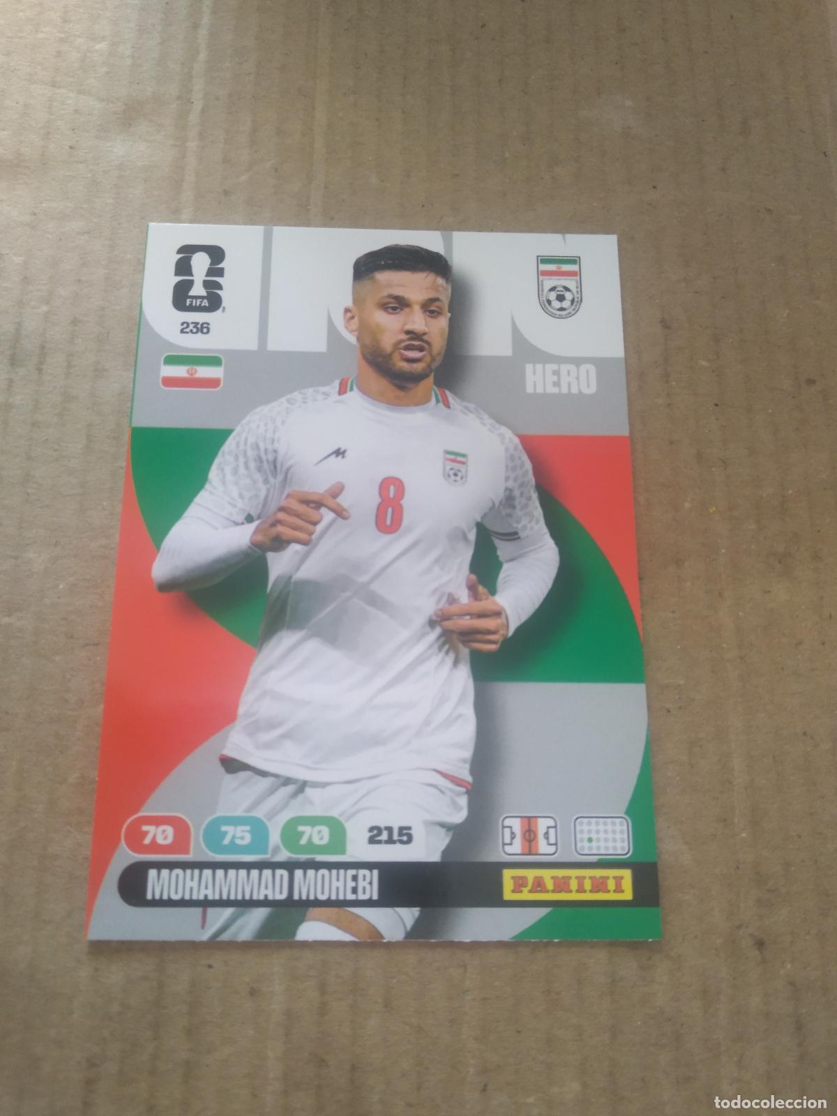 Cromos de Futebol: 236 MOHAMMAD MOHEBI IRAN CROMO FUTBOL PANINI ADRENALYN MUNDIAL 2026 WORLD CUP