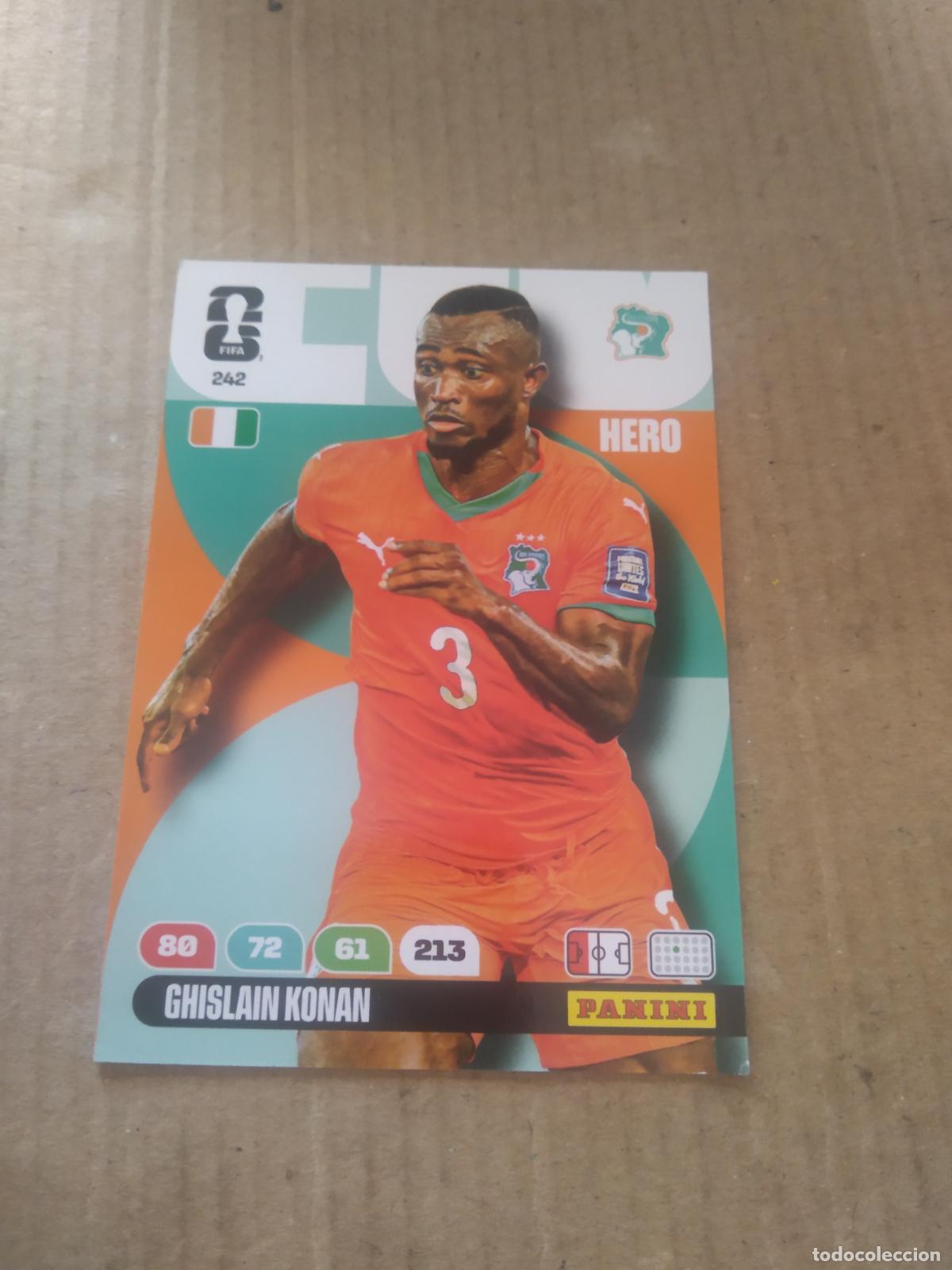 Cromos de Futebol: 242 GHISLAIN KONAN COSTA DE MARFIL CROMO FUTBOL PANINI ADRENALYN MUNDIAL 2026 WORLD CUP