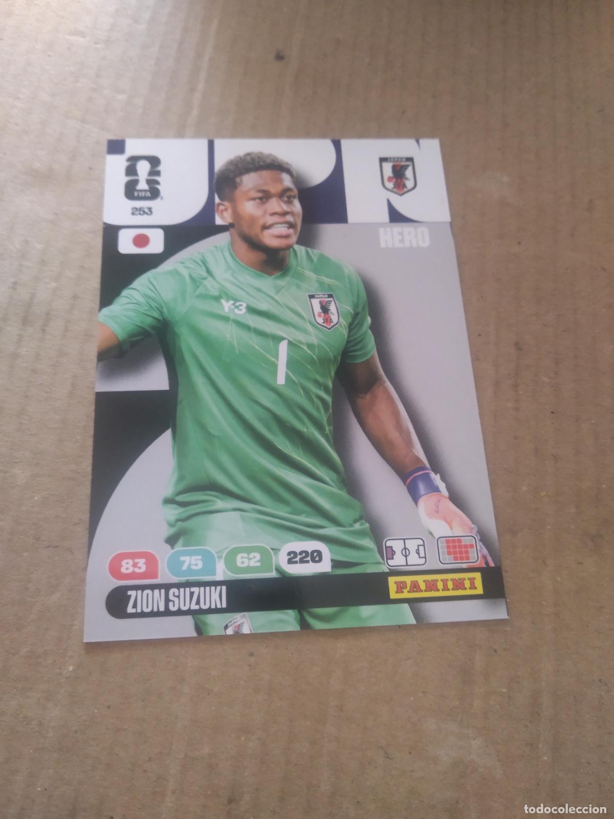 Football Stickers: 253 ZION SUZUKI JAPON CROMO FUTBOL PANINI ADRENALYN MUNDIAL 2026 WORLD CUP