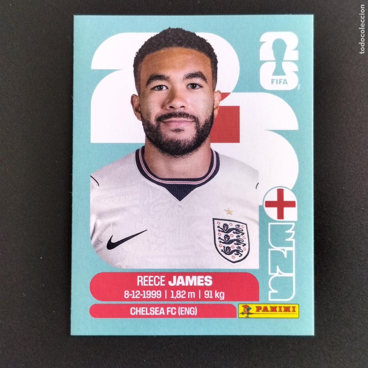 Football Stickers: ENG 7 REECE JAMES INGLATERRA CROMOS STICKER MUNDIAL 26 2026 FIFA WORLD CUP PANINI