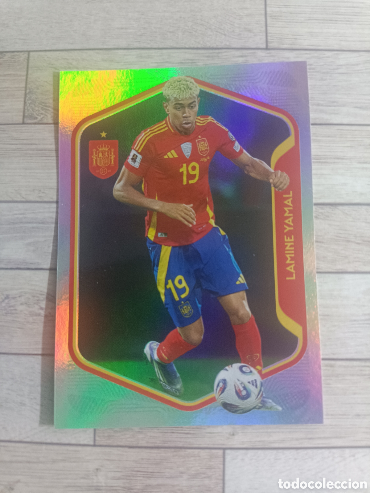 Cromos de f&uacute;tbol: 50 LAMINE YAMAL SELECCION ESPA&Ntilde;OLA ESPA&Ntilde;A MUNDIAL CARREFOUR 26 PANINI 2026