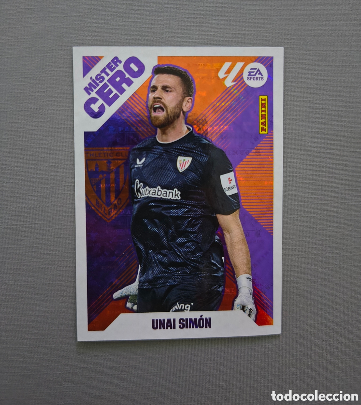 Cromos de f&uacute;tbol: LALIGA ESTE 2025 2026 EA SPORTS 25 26 ALBUM PANINI MISTER CERO N 13 ATHLETIC CLUB UNAI SIM&Oacute;N&nbsp;