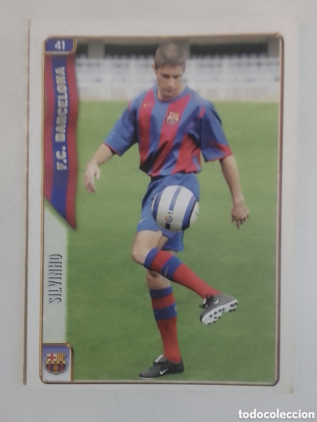 Cromos de f&uacute;tbol: Mundicromo 2005 n&deg; 41 Sylvinho &bull; Barcelona.