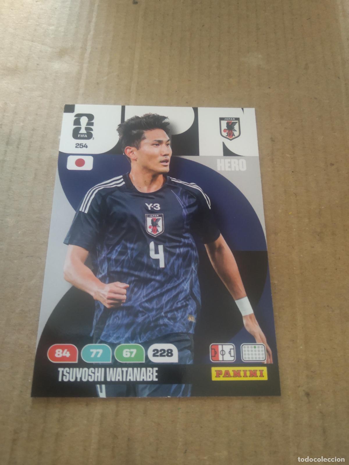 Cromos de f&uacute;tbol: 254 TSUYOSHI WATANABE JAPON CROMO FUTBOL PANINI ADRENALYN MUNDIAL 2026 WORLD CUP