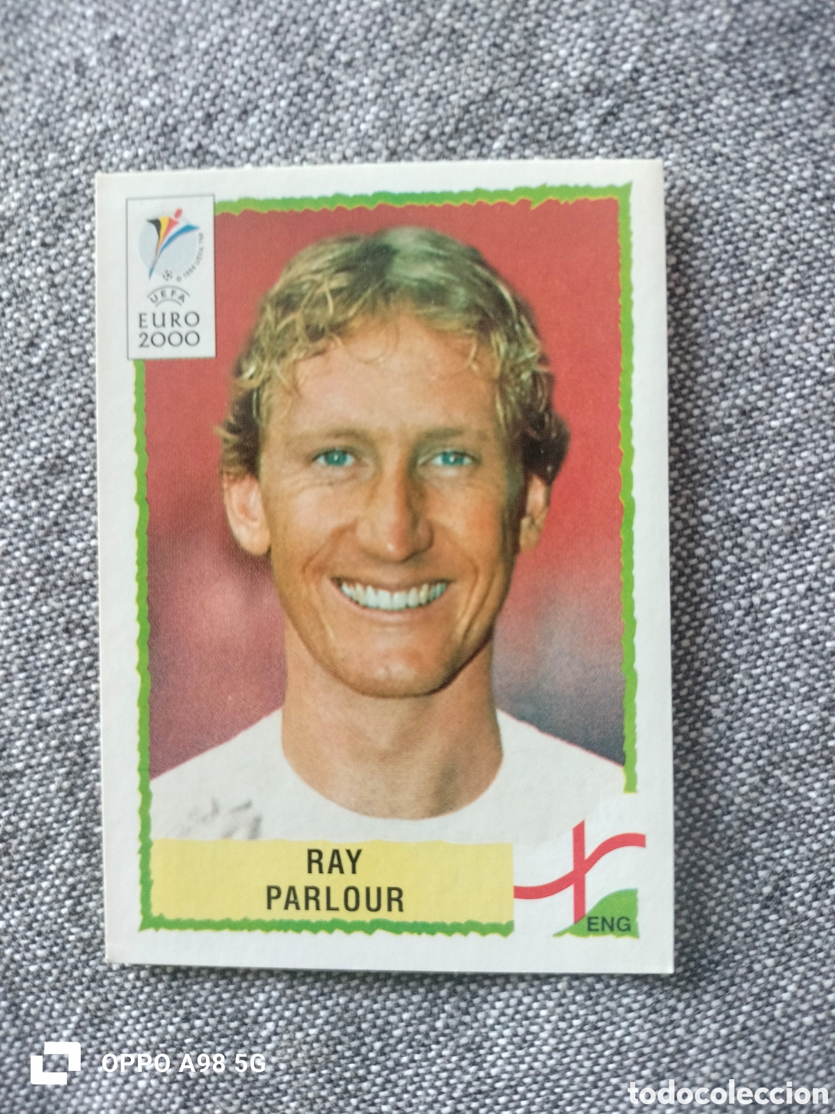 Fu&szlig;ball-Sticker: Cromo 86 Ray Parlour Inglaterra Eurocopa Euro 2000 00 Panini