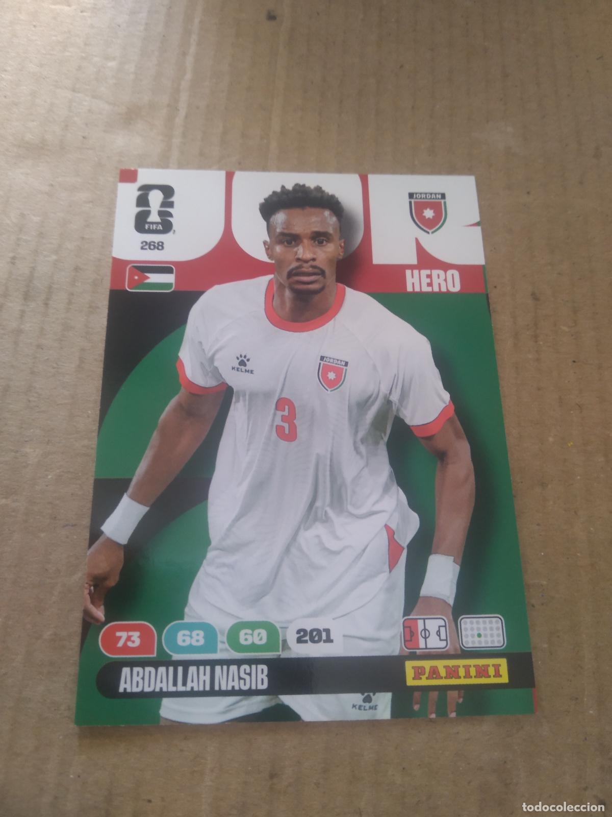 Cromos de Futebol: 268 ABDALLAH NASIB JORDANIA CROMO FUTBOL PANINI ADRENALYN MUNDIAL 2026 WORLD CUP