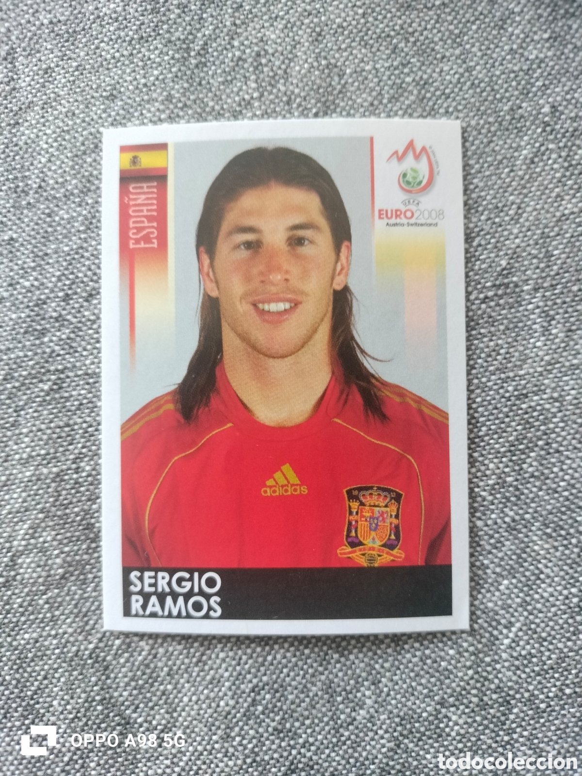 Cromos de Futebol: Cromo 420 Sergio Ramos Espa&ntilde;a Real Madrid Eurocopa Euro 2008 08