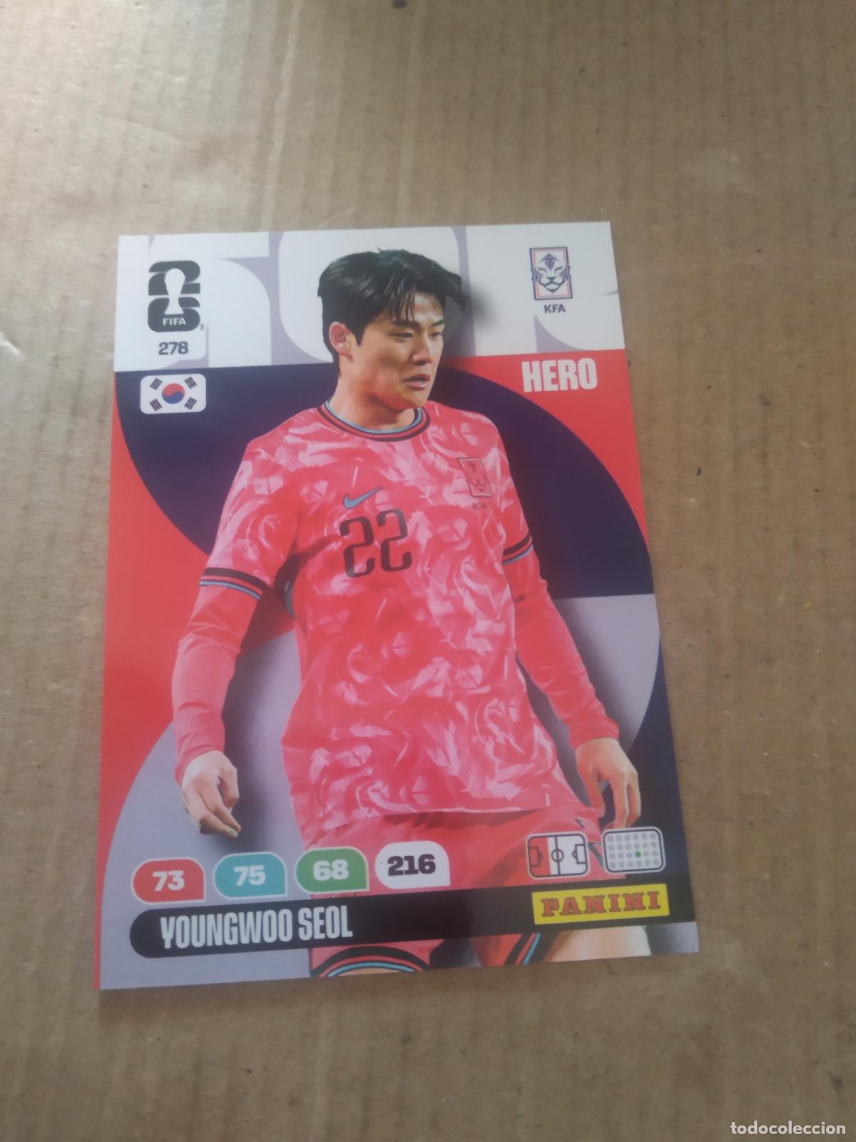 Cromos de Futebol: 278 YOUNGWOO SEOL COREA KOREA CROMO FUTBOL PANINI ADRENALYN MUNDIAL 2026 WORLD CUP