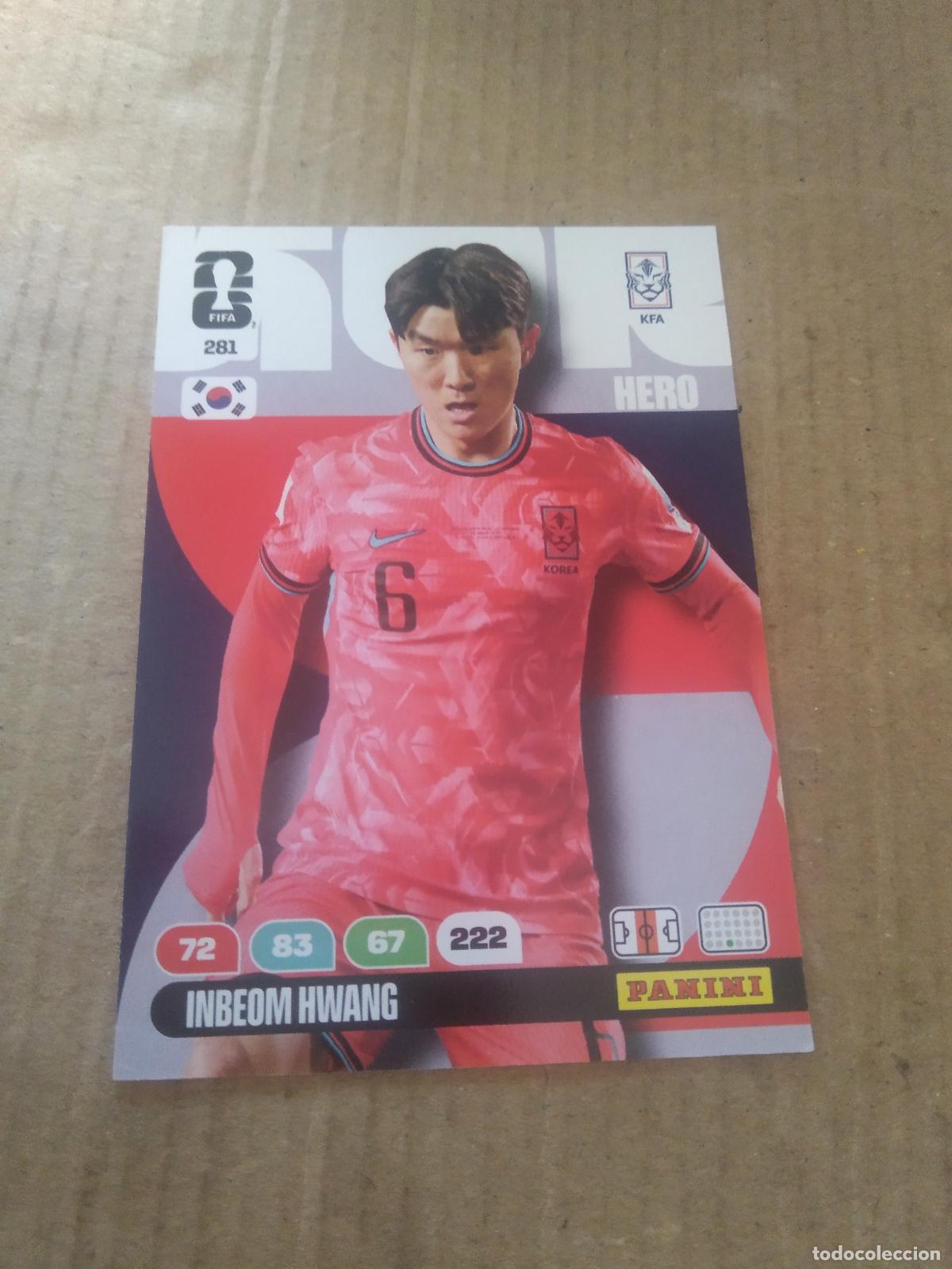 Cromos de Futebol: 281 INBEOM HWANG COREA KOREA CROMO FUTBOL PANINI ADRENALYN MUNDIAL 2026 WORLD CUP