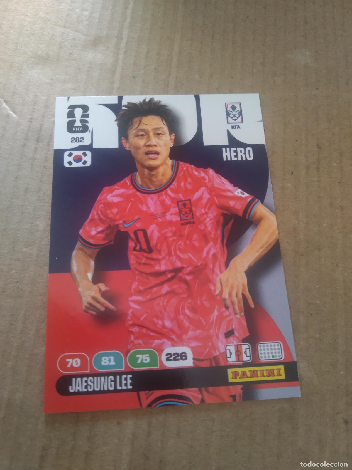 Cromos de Futebol: 282 JAESUNG LEE COREA KOREA CROMO FUTBOL PANINI ADRENALYN MUNDIAL 2026 WORLD CUP