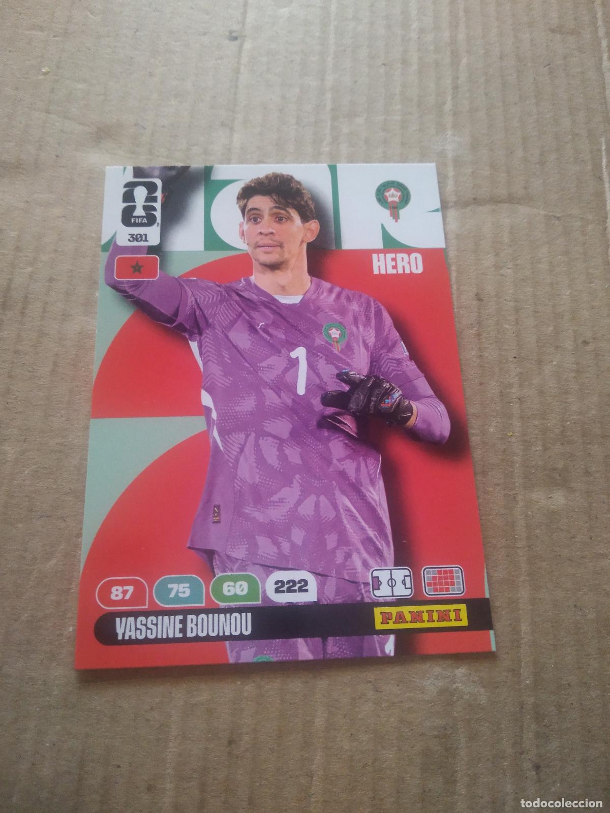 Football Stickers: 301 YASSINE BOUNOU BONO MARRUECOS CROMO FUTBOL PANINI ADRENALYN MUNDIAL 2026 WORLD CUP
