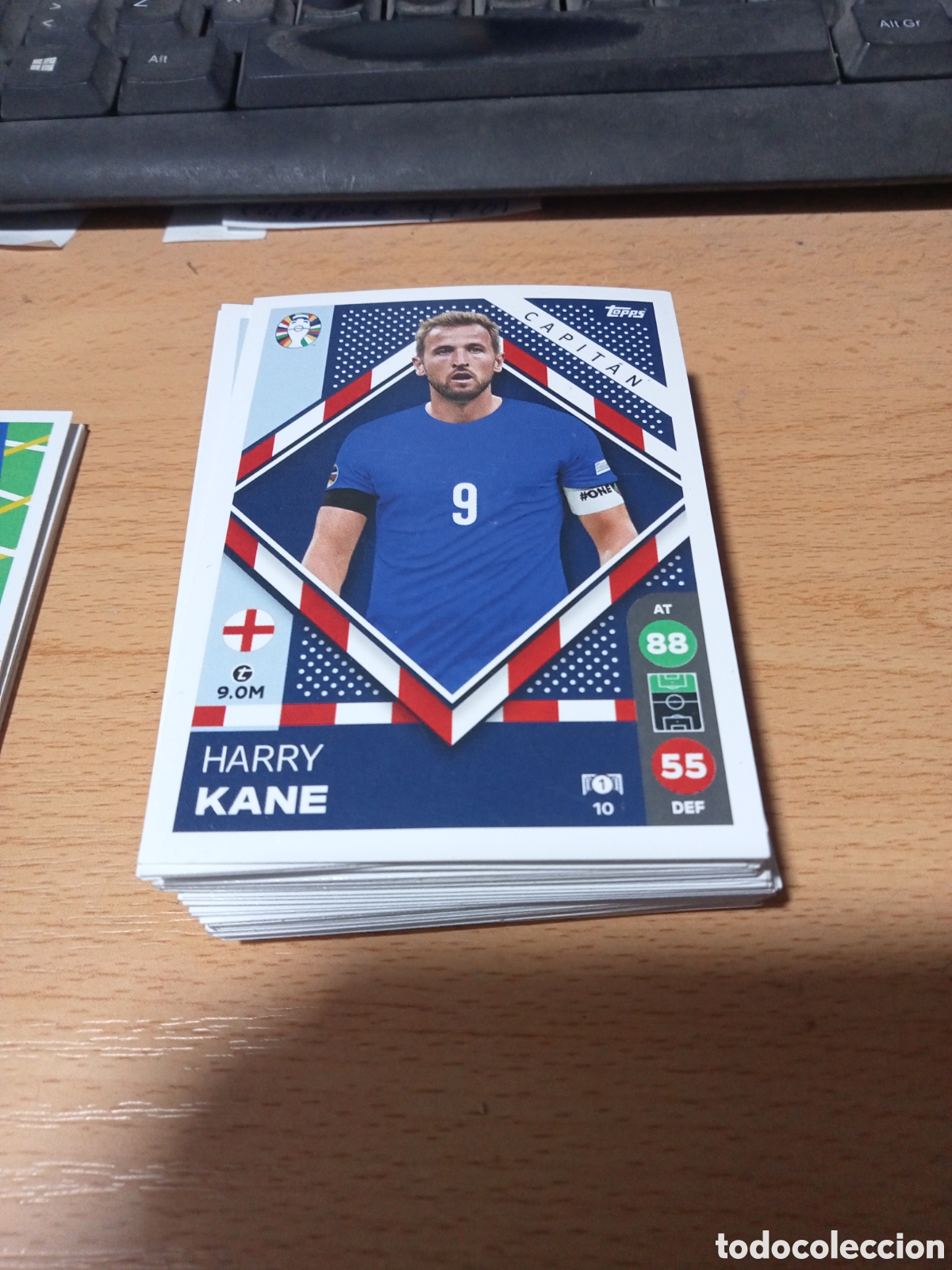 Fu&szlig;ball-Sticker: cromo 10 Harry Kane uefa euro 2024 Germany