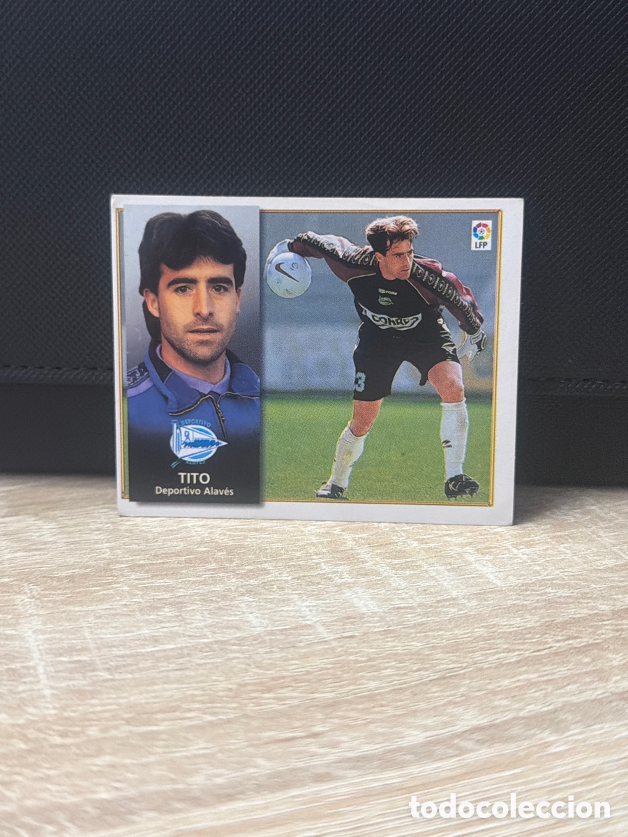 Fu&szlig;ball-Sticker: Liga 98 99 Ediciones Este - Tito - Alav&eacute;s - sin pegar