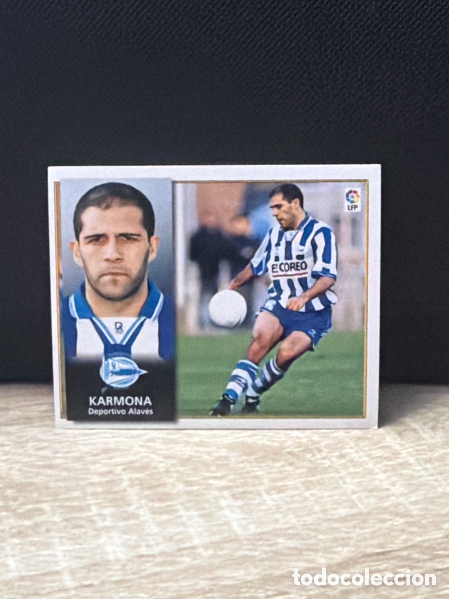 Cromos de Futebol: Liga 98 99 Ediciones Este - Karmona - Alav&eacute;s - sin pegar