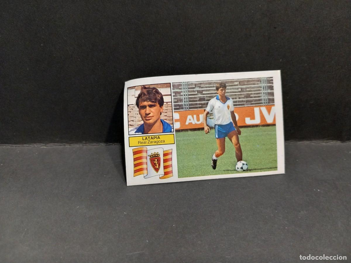 Cromos de f&uacute;tbol: LATAPIA REAL ZARAGOZA CROMO DE FUTBOL EDICIONES ESTE 82 - 83 COLOCA MUY BUSCADO NUNCA PEGADO (G)