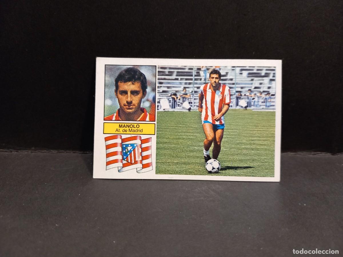 Cromos de f&uacute;tbol: MANOLO AT. DE MADRID CROMO DE FUTBOL EDICIONES ESTE 82 - 83 COLOCA MUY BUSCADO NUNCA PEGADO (G)