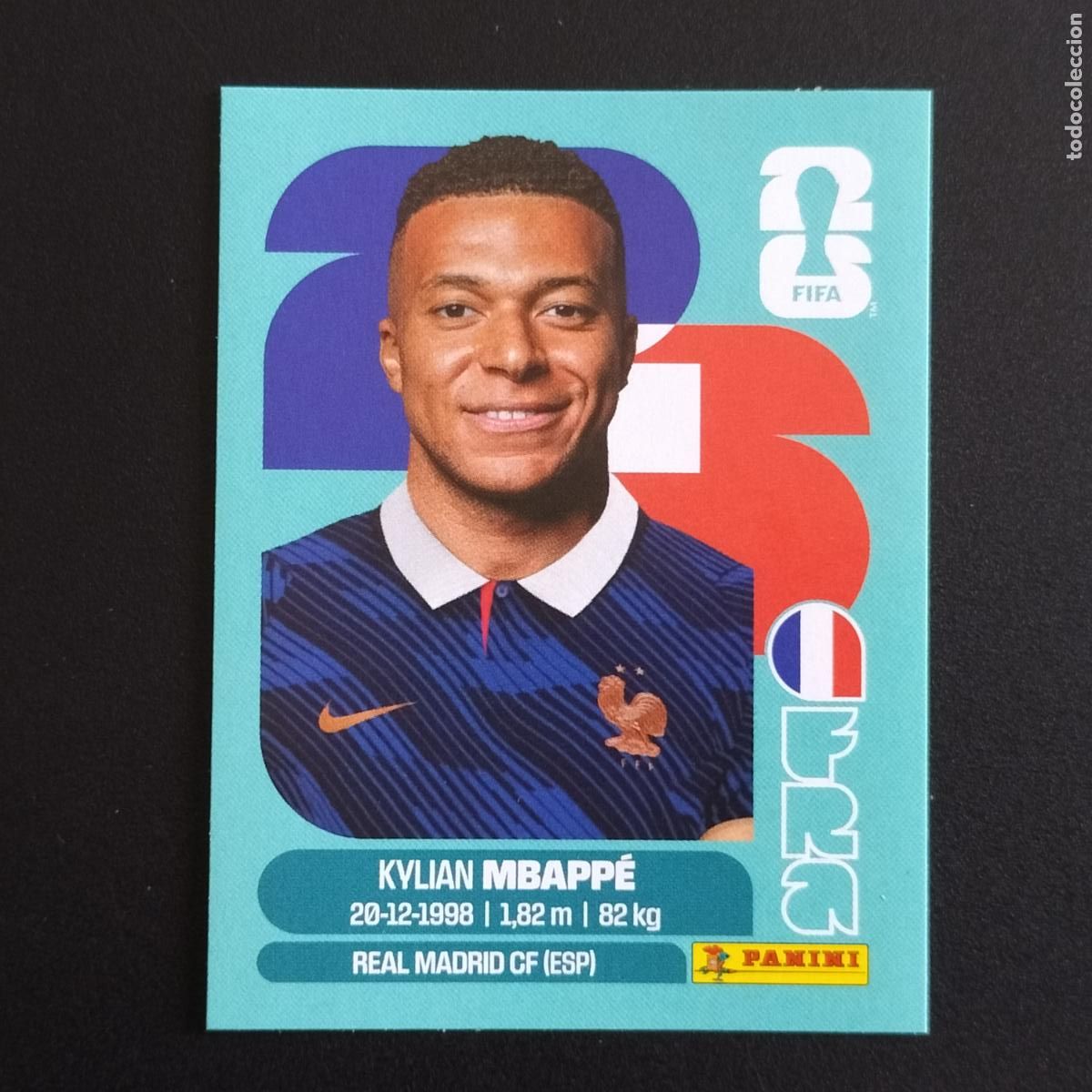 Cromos de f&uacute;tbol: FRA 20 KYLIAN MBAPPE FRANCIA CROMOS STICKER MUNDIAL 26 2026 FIFA WORLD CUP PANINI