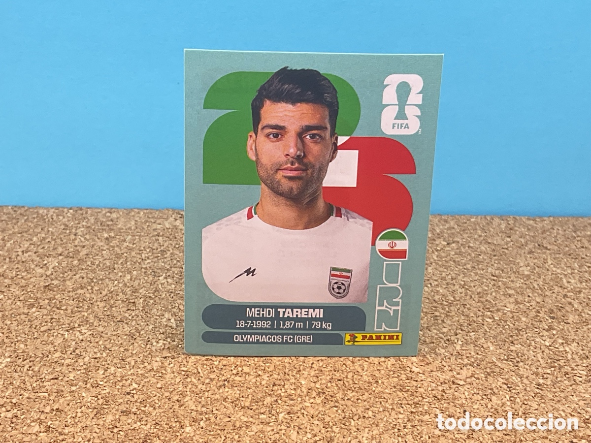 Football Stickers: IRAN/IRN . N&ordm;18 . MEHDI TAREMI . FIFA WORLS CUP 2026. PANINI