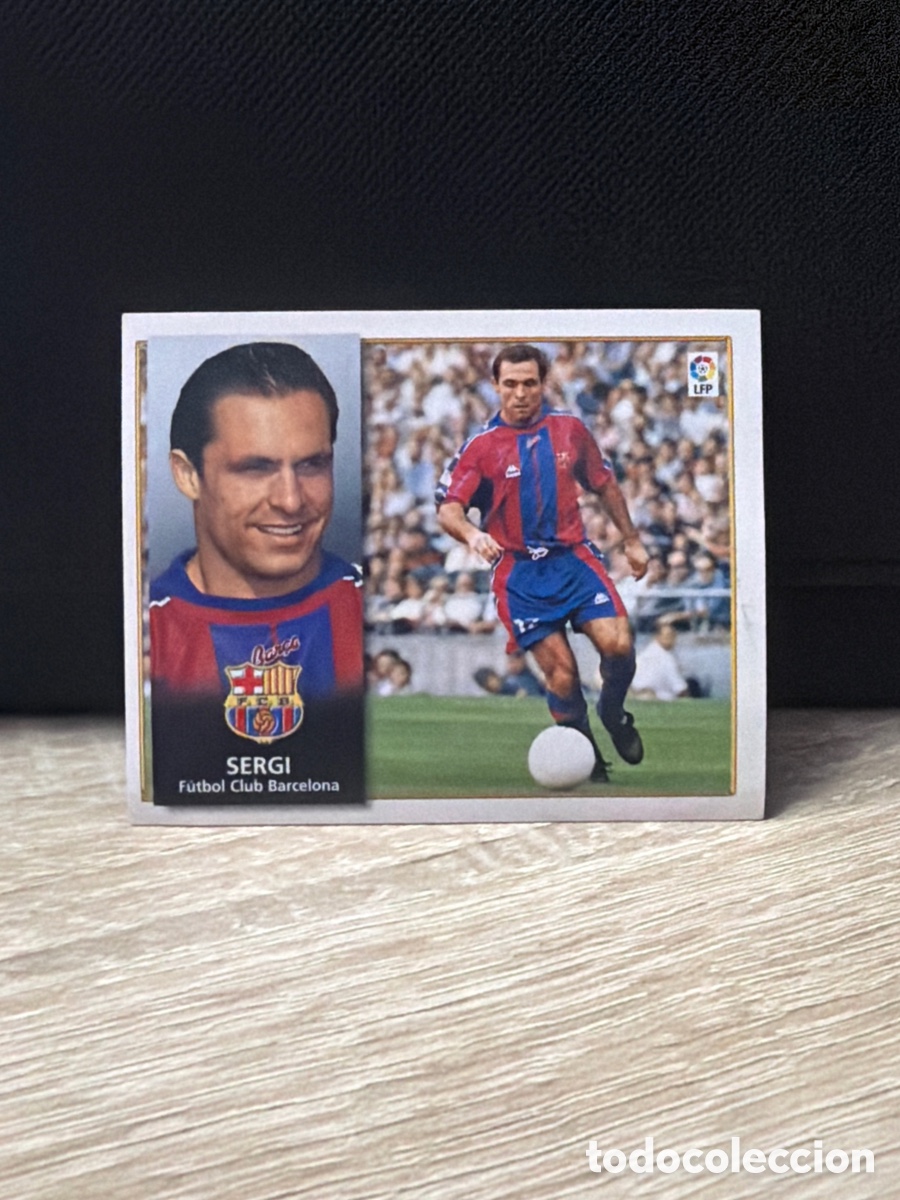 Football Stickers: Liga 98 99 Ediciones Este - Sergi - Barcelona - sin pegar