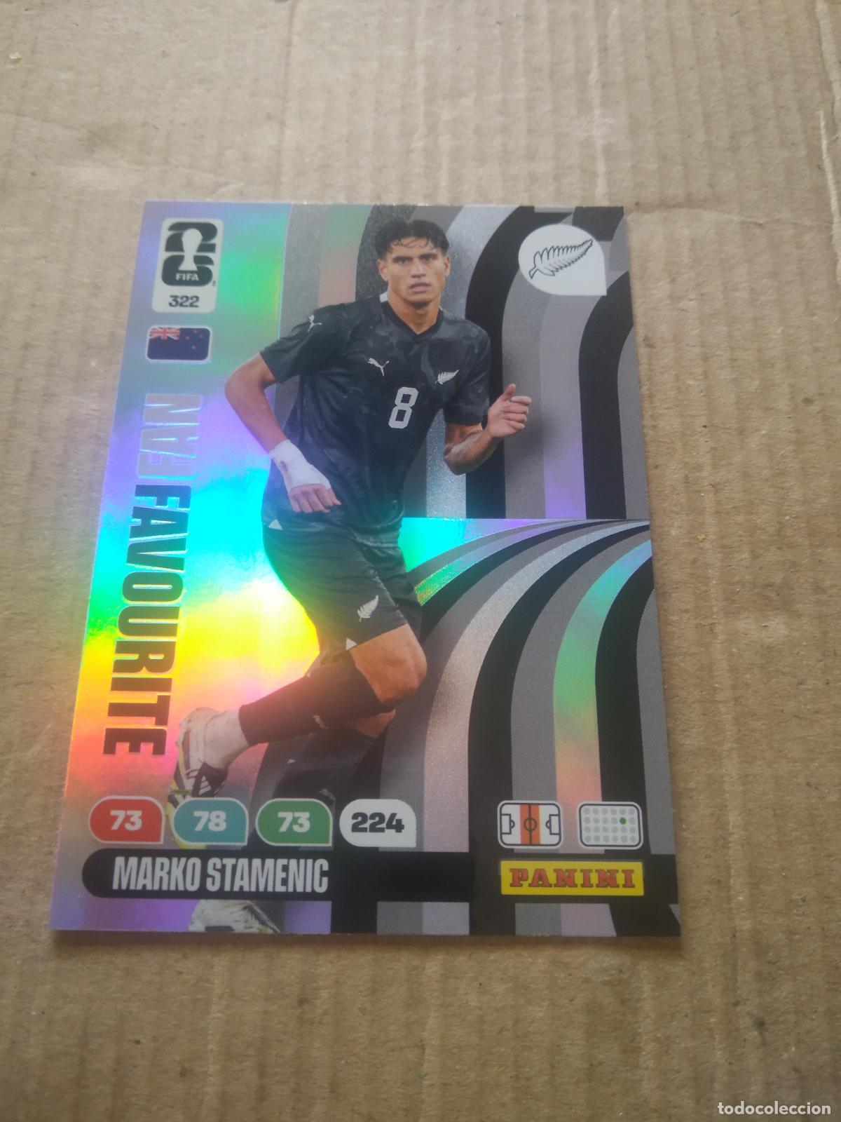Cromos de f&uacute;tbol: 322 MARKO STAMENIC NUEVA ZELANDA CROMO FUTBOL PANINI ADRENALYN MUNDIAL 2026 WORLD CUP