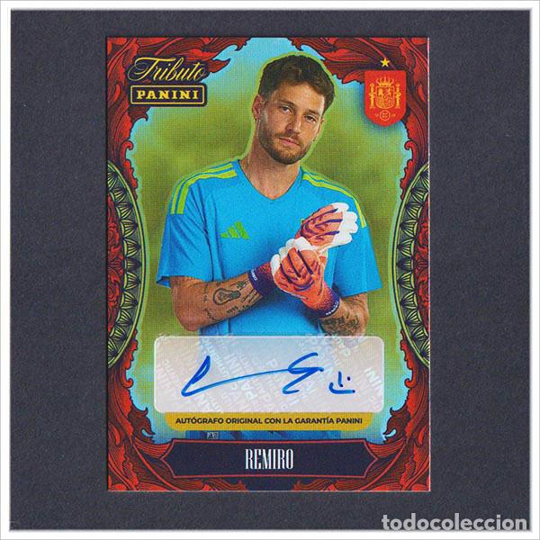 Cartes &agrave; collectionner de Football: TRIBUTO SELECCI&Oacute;N ESPA&Ntilde;OLA 2010 2026 PANINI AUTOGRAFO ALEX REMIRO COLECCI&Oacute;N LIGA ESPA&Ntilde;A MUNDIAL
