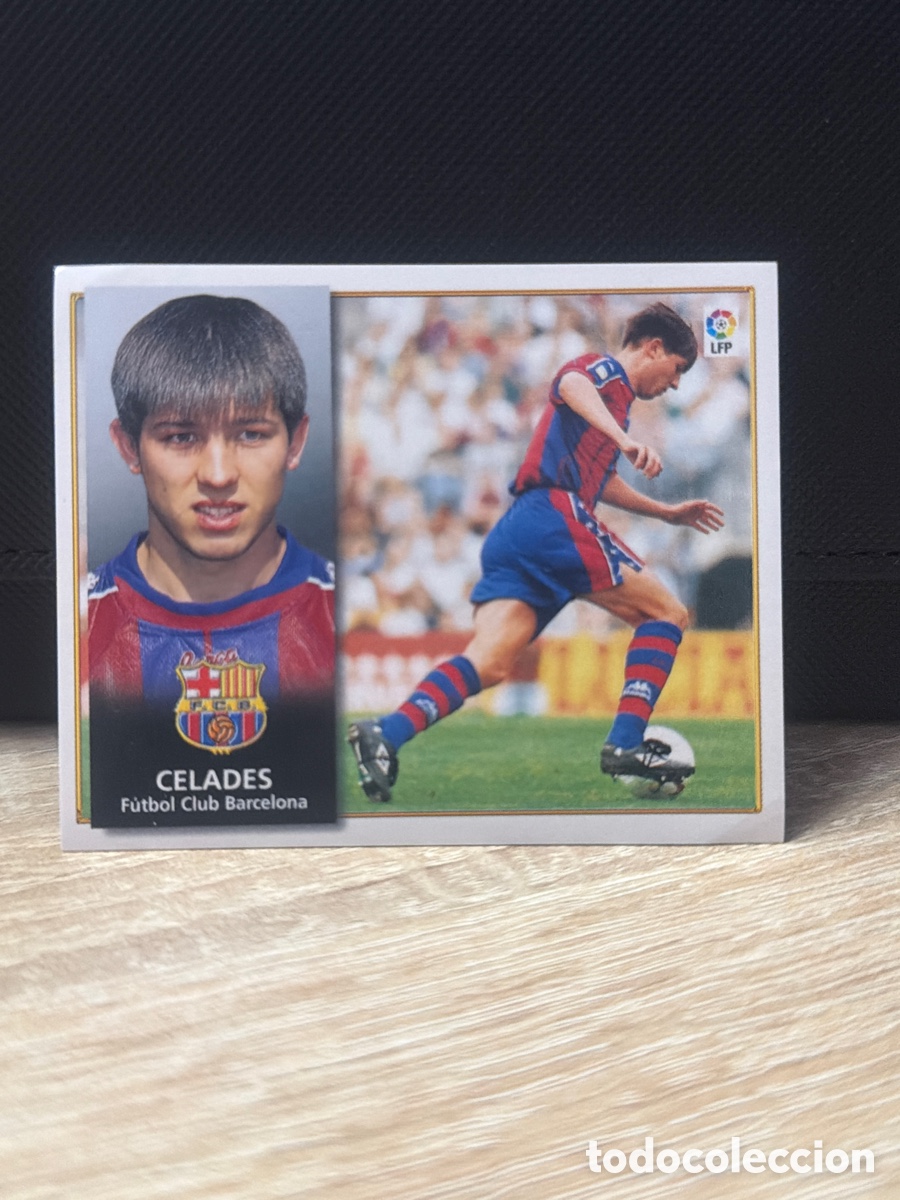 Cartes &agrave; collectionner de Football: Liga 98 99 Ediciones Este - Celades - Barcelona - sin pegar