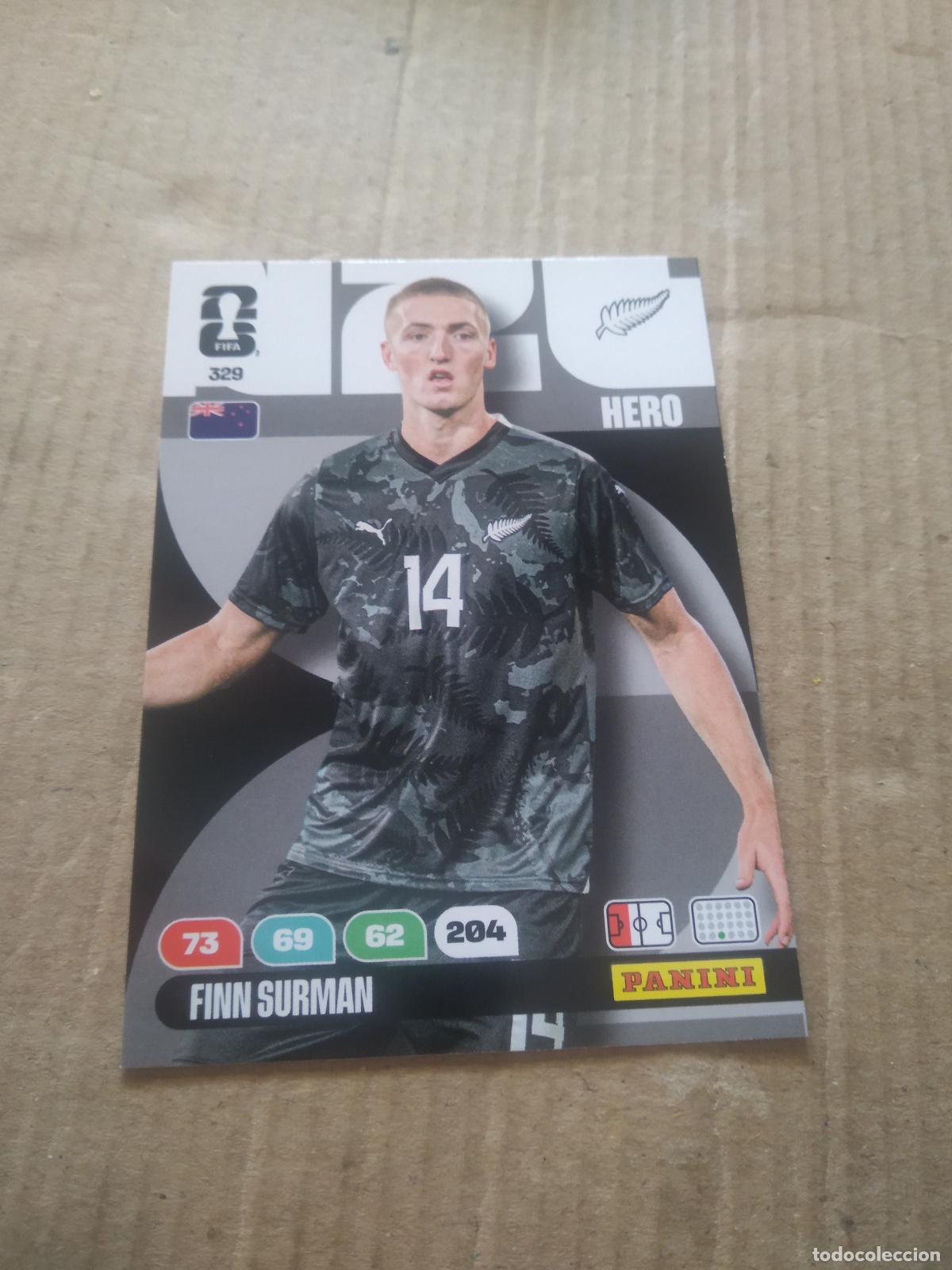 Cartes &agrave; collectionner de Football: 329 FINN SURMAN NUEVA ZELANDA CROMO FUTBOL PANINI ADRENALYN MUNDIAL 2026 WORLD CUP