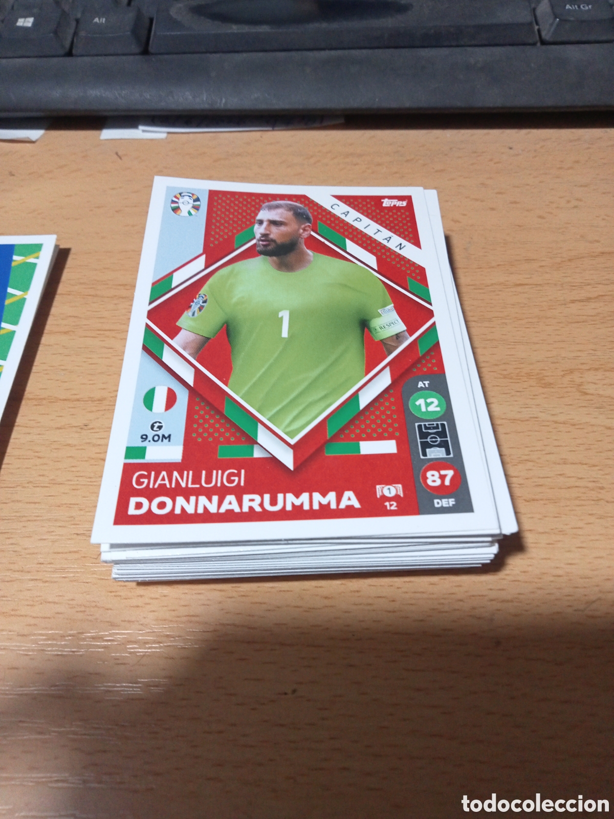 Fu&szlig;ball-Sticker: cromo 12 Gianluigi Donnarumma uefa euro 2024 Germany