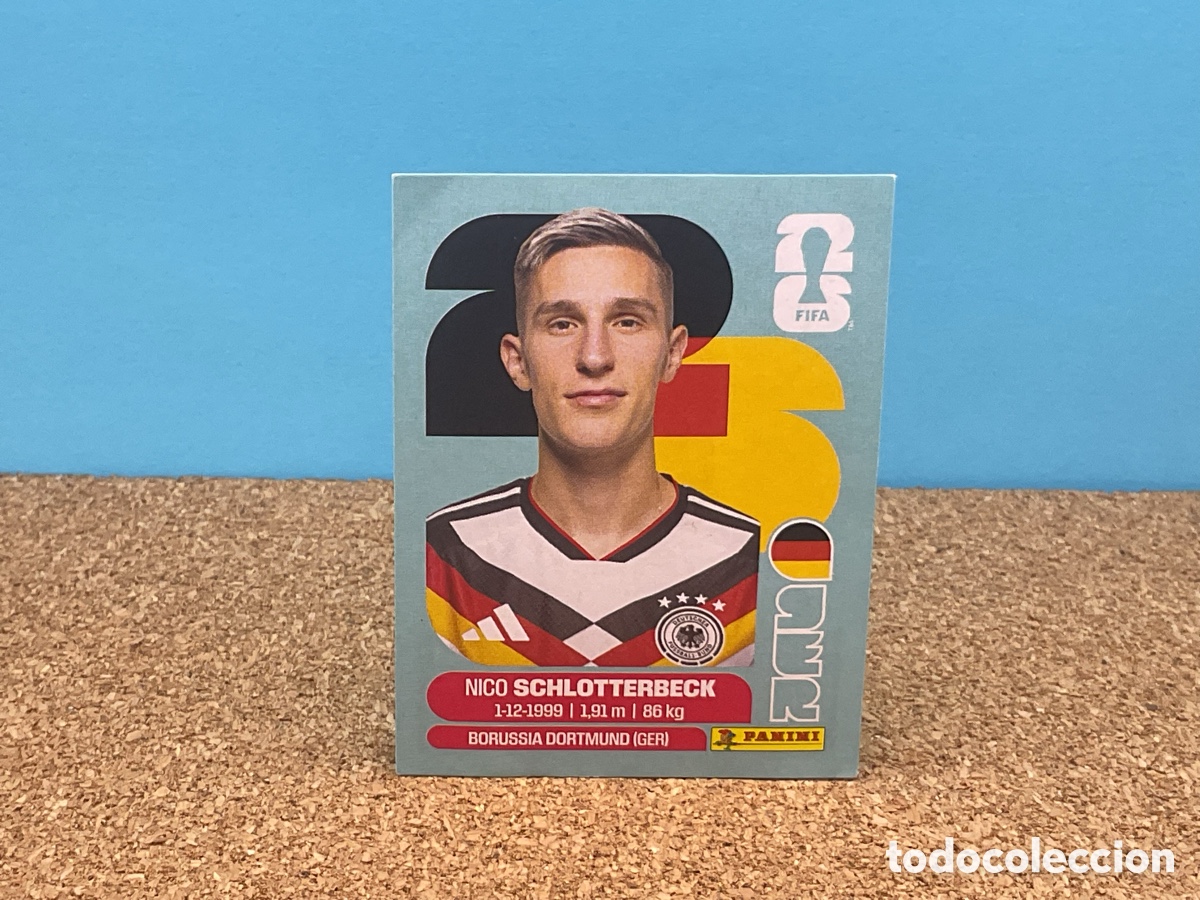 Fu&szlig;ball-Sticker: GERMANY/GER . N&ordm;5. NICO SCHLOTTERBECK . FIFA WORLS CUP 2026. PANINI