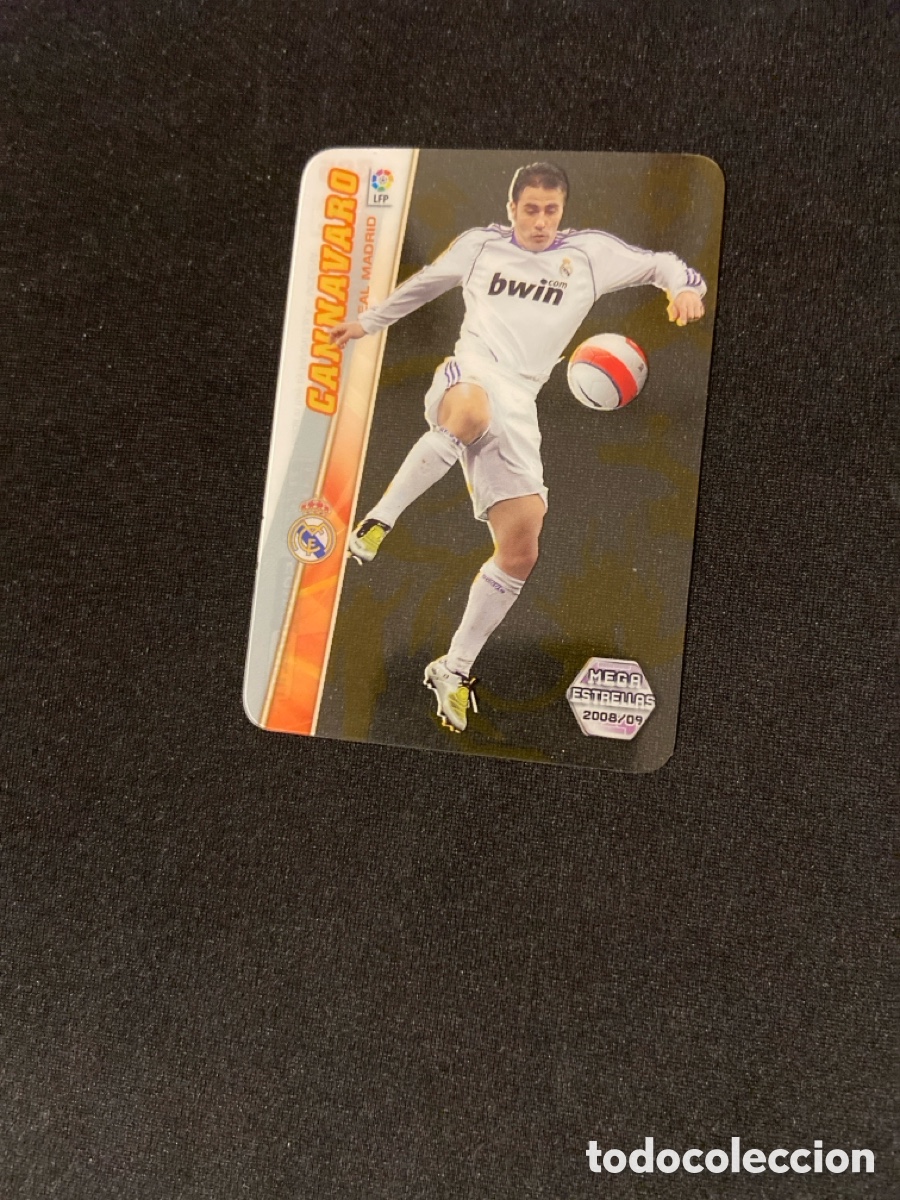 Cromos de f&uacute;tbol: CANNAVARO 365 ESTRELLAS (REAL MADRID)