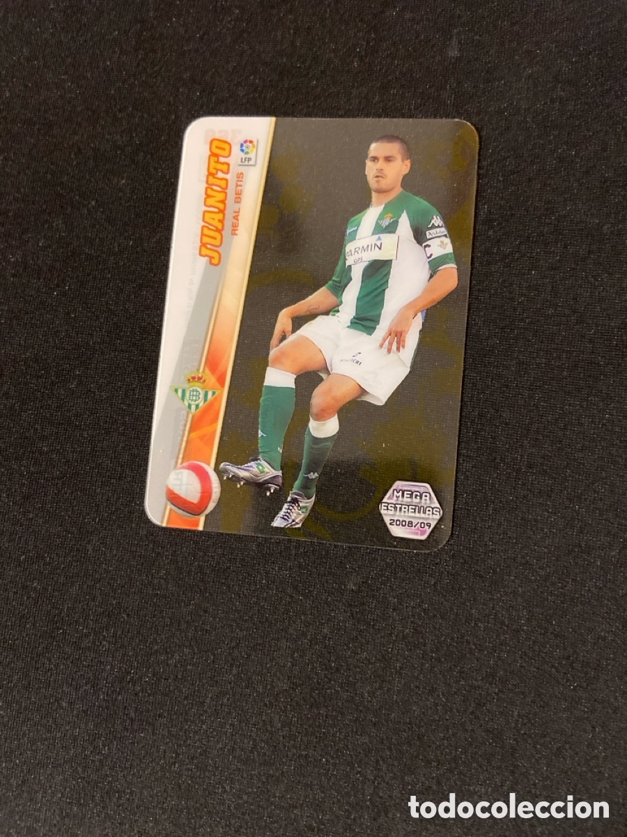 Cromos de f&uacute;tbol: JUANITO 369 ESTRELLAS (BETIS)